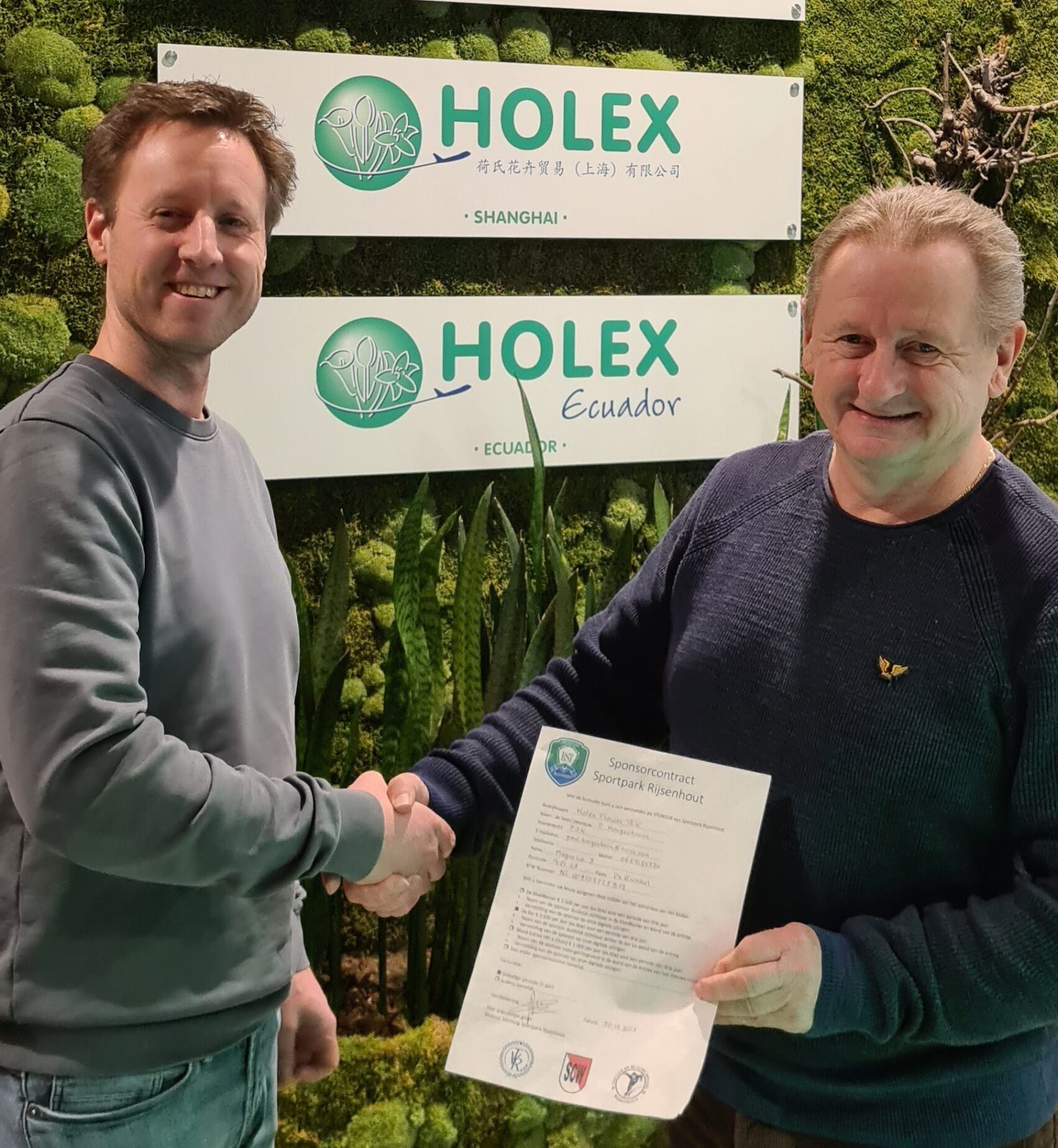 Holex bedankt!