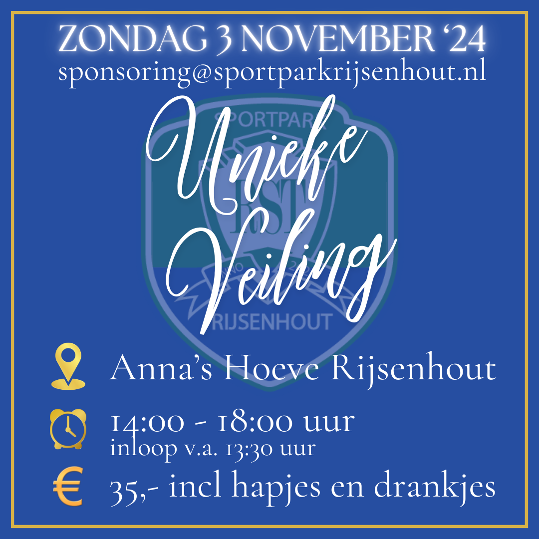 Spetterende veiling!